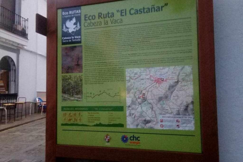 Casa Rural Con Jacuzzi, Sauna, Barbacoa Y Barra Cabeza la Vaca Luaran gambar